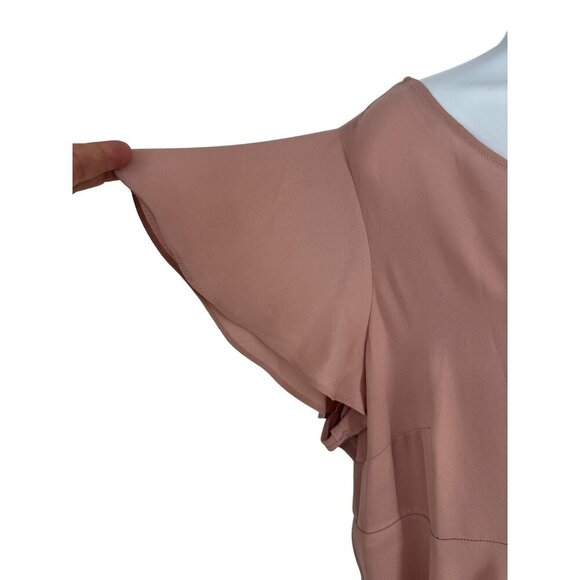 Torrid Babydoll Georgette Flutter Sleeve Blouse Size 2X - Picture 5 of 9